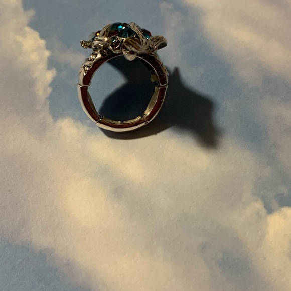 Unique silver ring Statement ring - Picture 5 of 8